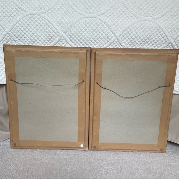 Vintage Framed Embroidered Crewel Rag Doll Set Children’s Nursery - Picture 8 of 9